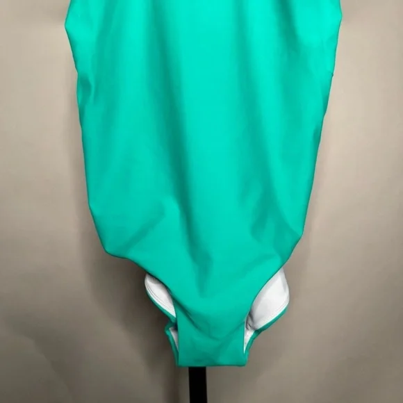 ADAY Reversible Vibrant Green / White One-Piece For the Win Swimsuit Size XS - Picture 3 of 16